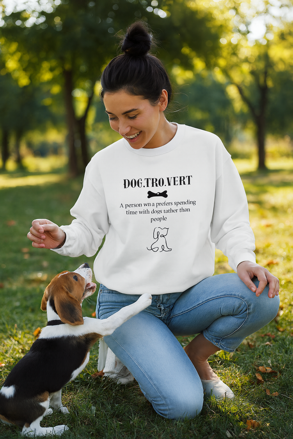 Dog.Tro.Vert Unisex Sweatshirt