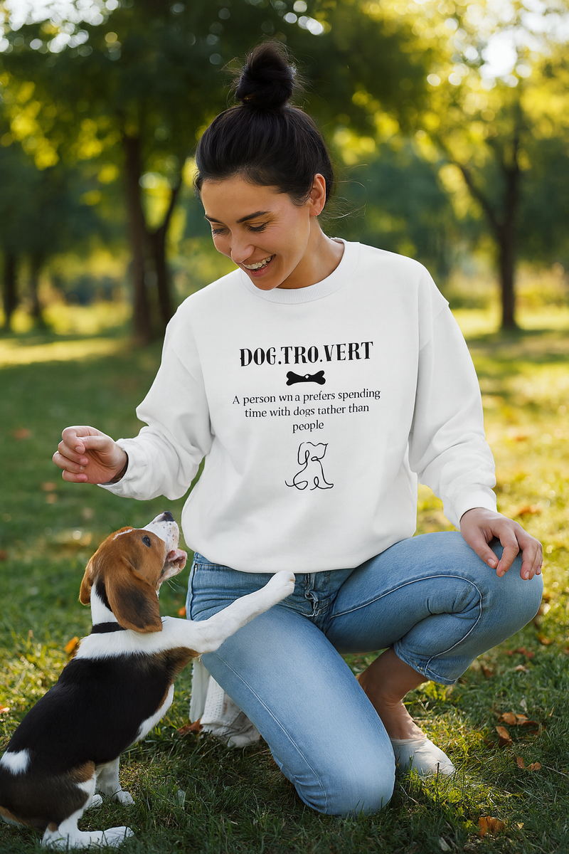 Dog.Tro.Vert Unisex Sweatshirt