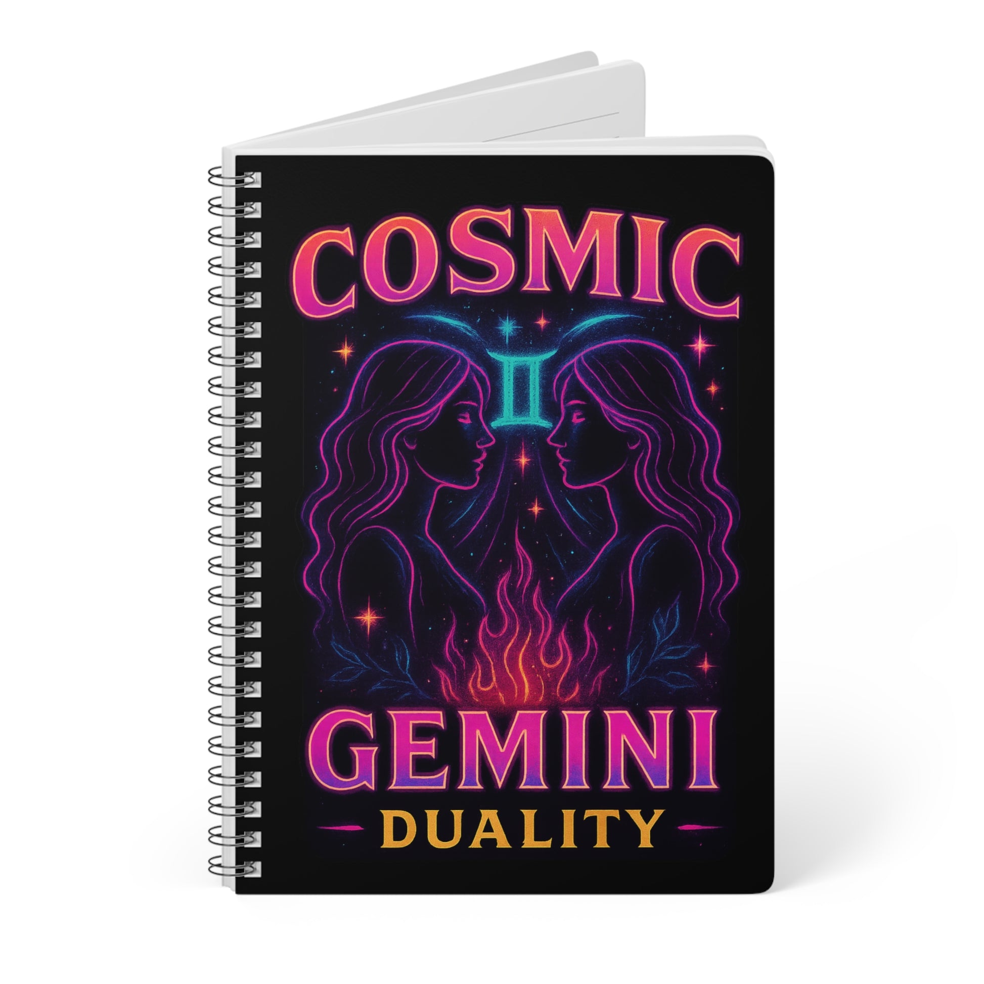 Celestial Gemini Softcover Notebook