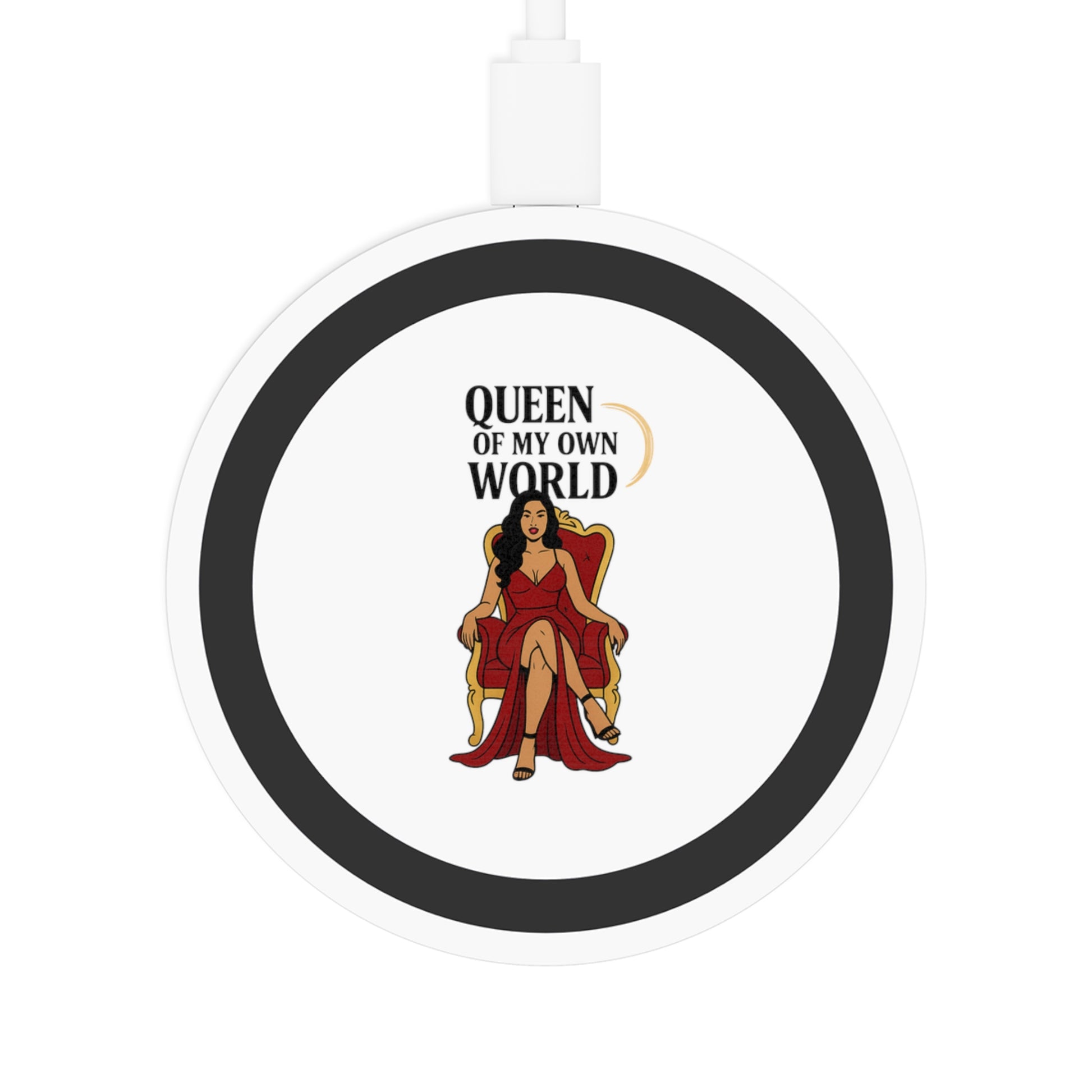 Queen Of My World Wireless Charging Station Pad