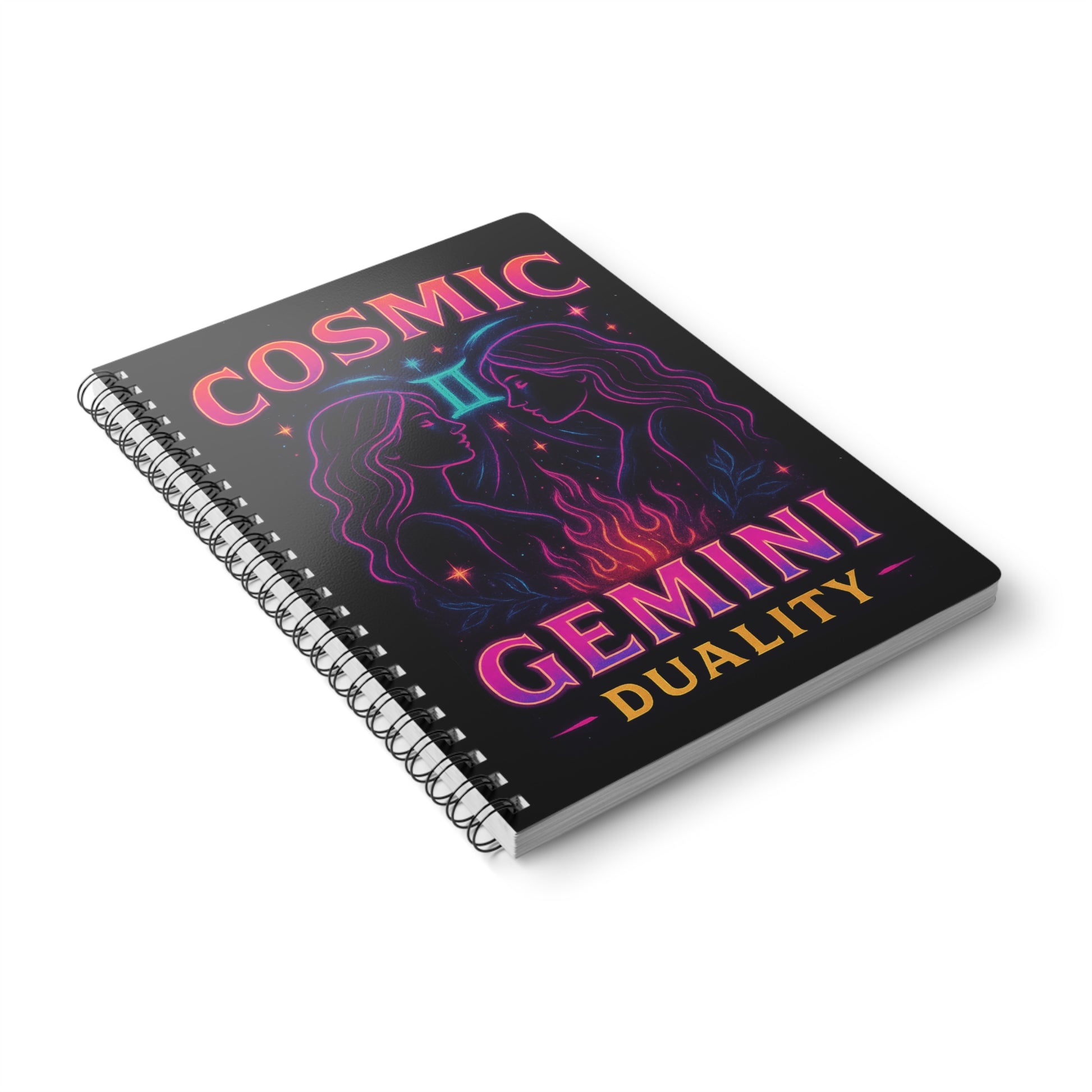 Celestial Gemini Softcover Notebook