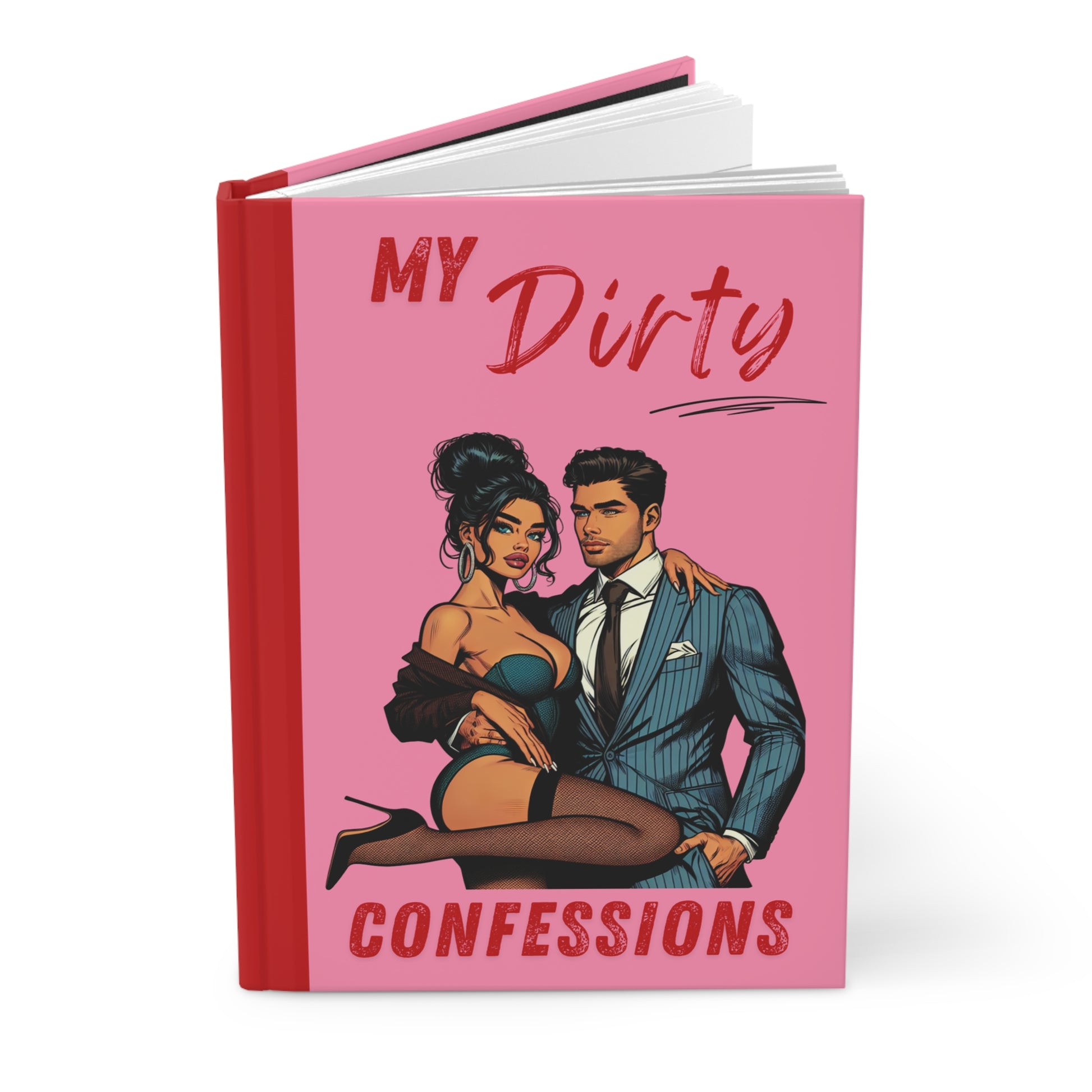 My Dirty Confessions - Sexy Retro Pin-Up - Hardback Journal