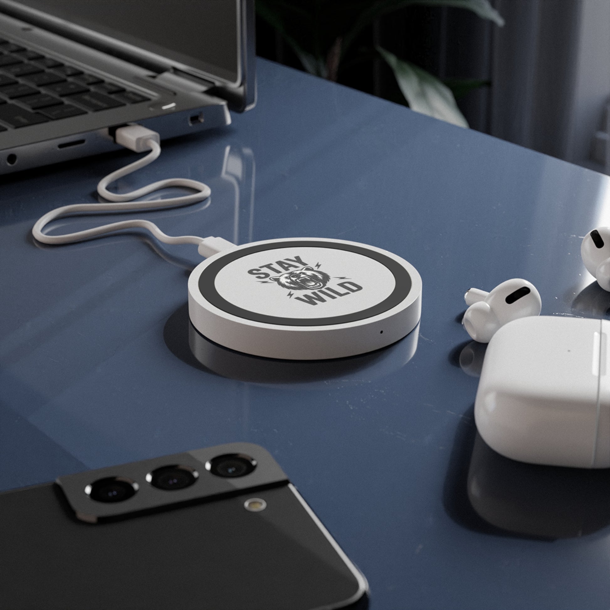 Wild Bear Wireless Charging Pad - Stay Wild Phone Charger