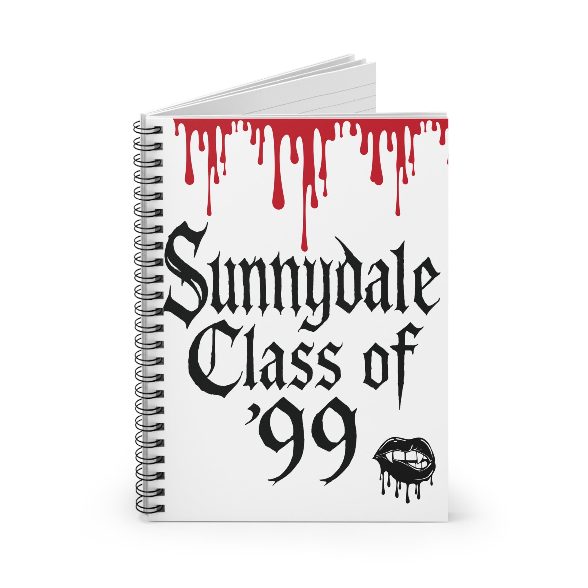 Spooky Sunnydale Class of '99 Spiral Notebook