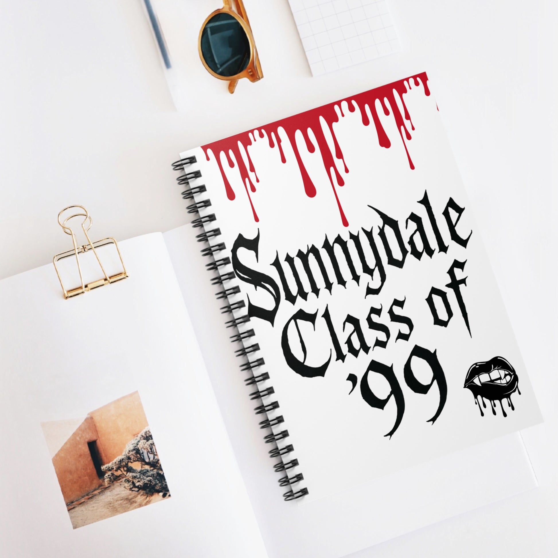 Spooky Sunnydale Class of '99 Spiral Notebook