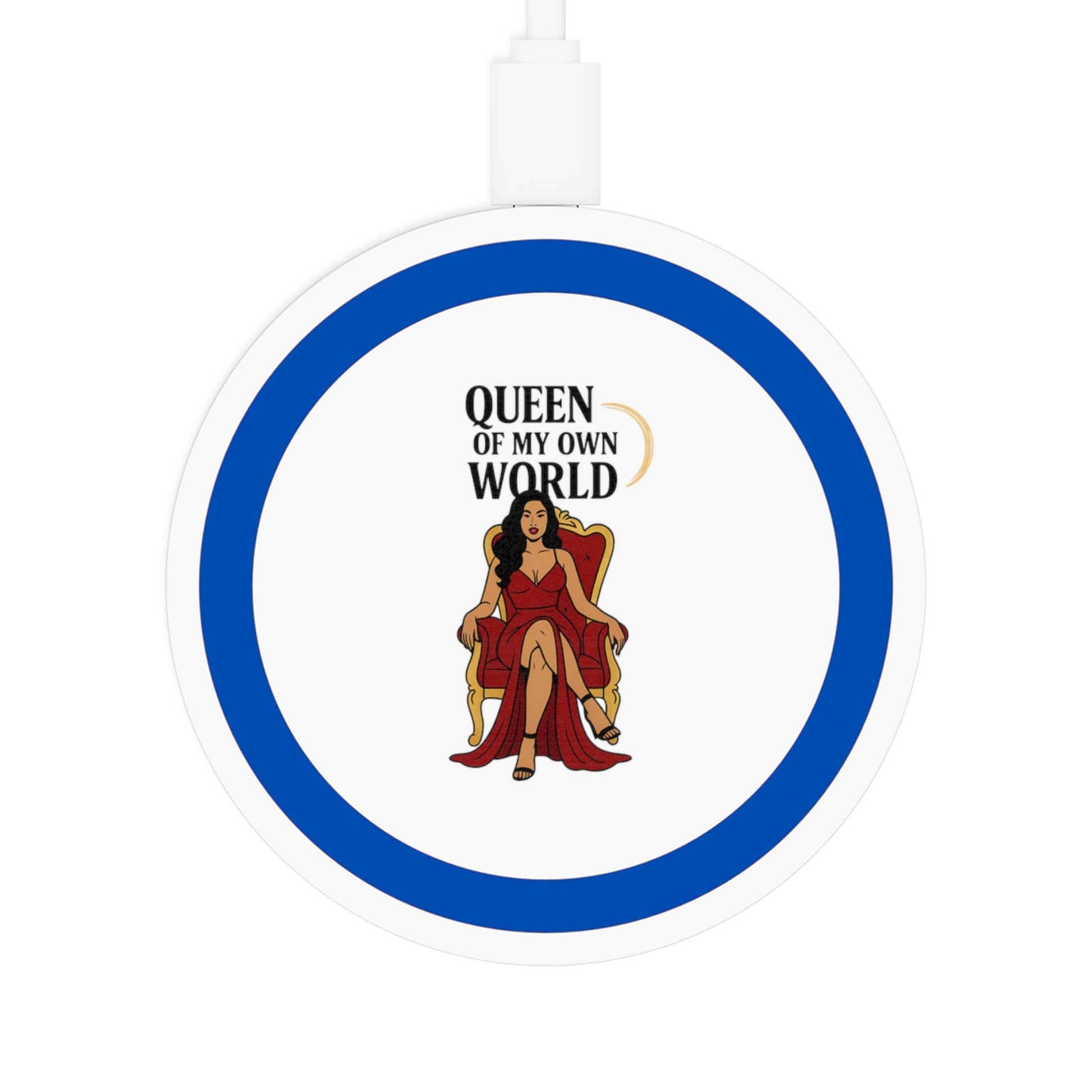 Queen Of My World Wireless Charging Station Pad