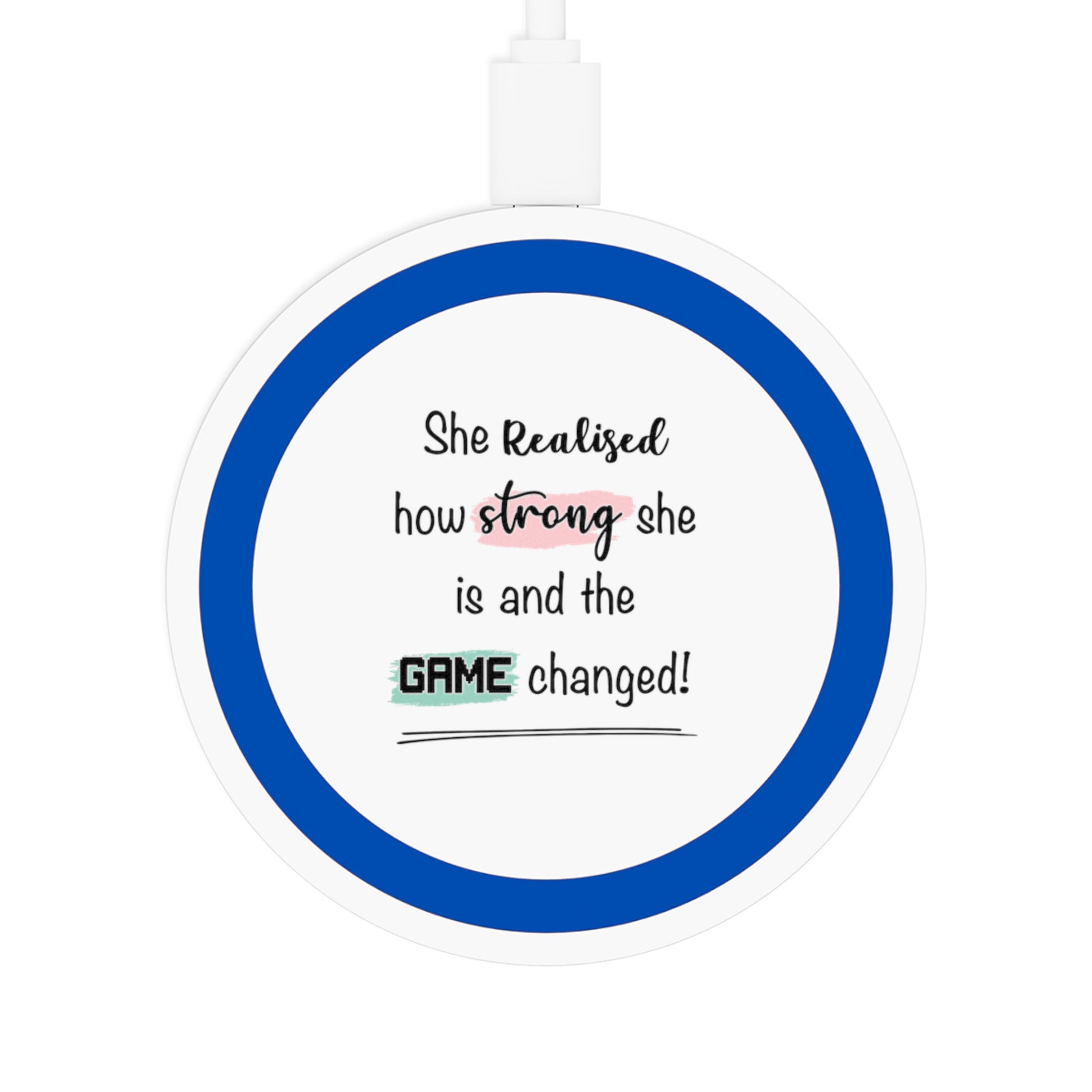 She realised how strong she Is and the game changed - Wireless Charging Station Pad
