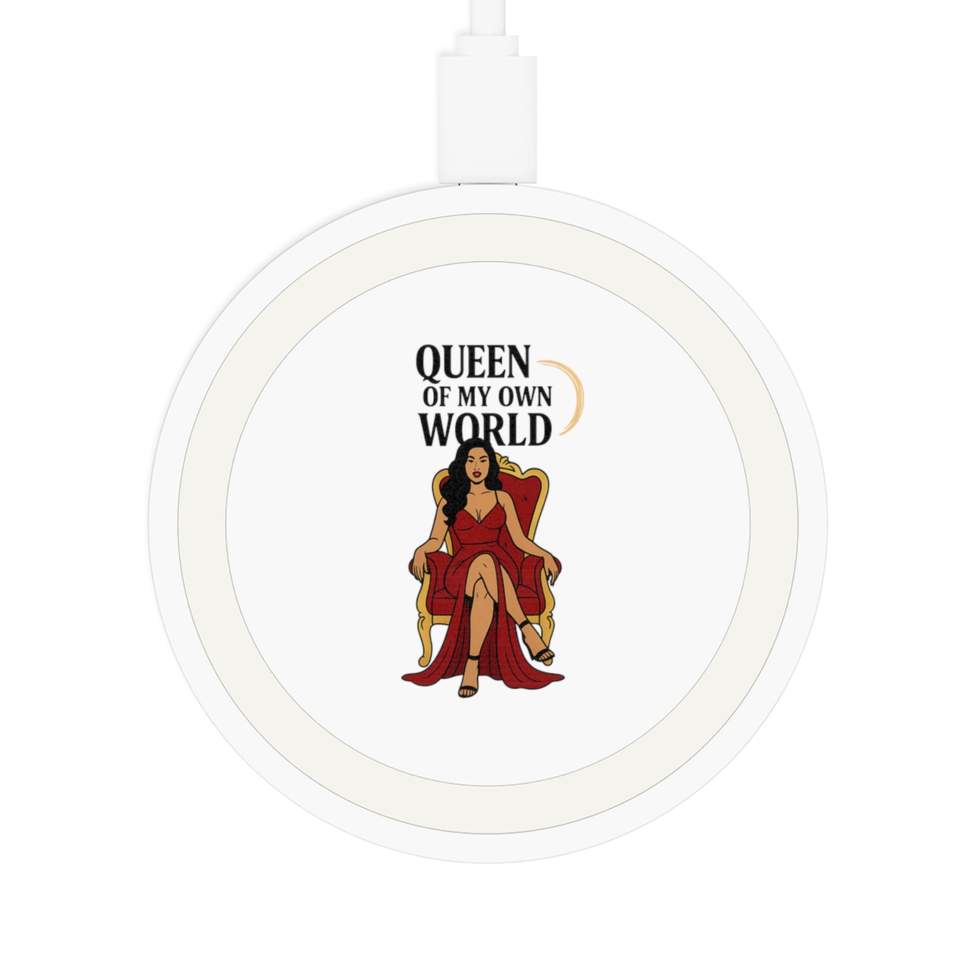 Queen Of My World Wireless Charging Station Pad