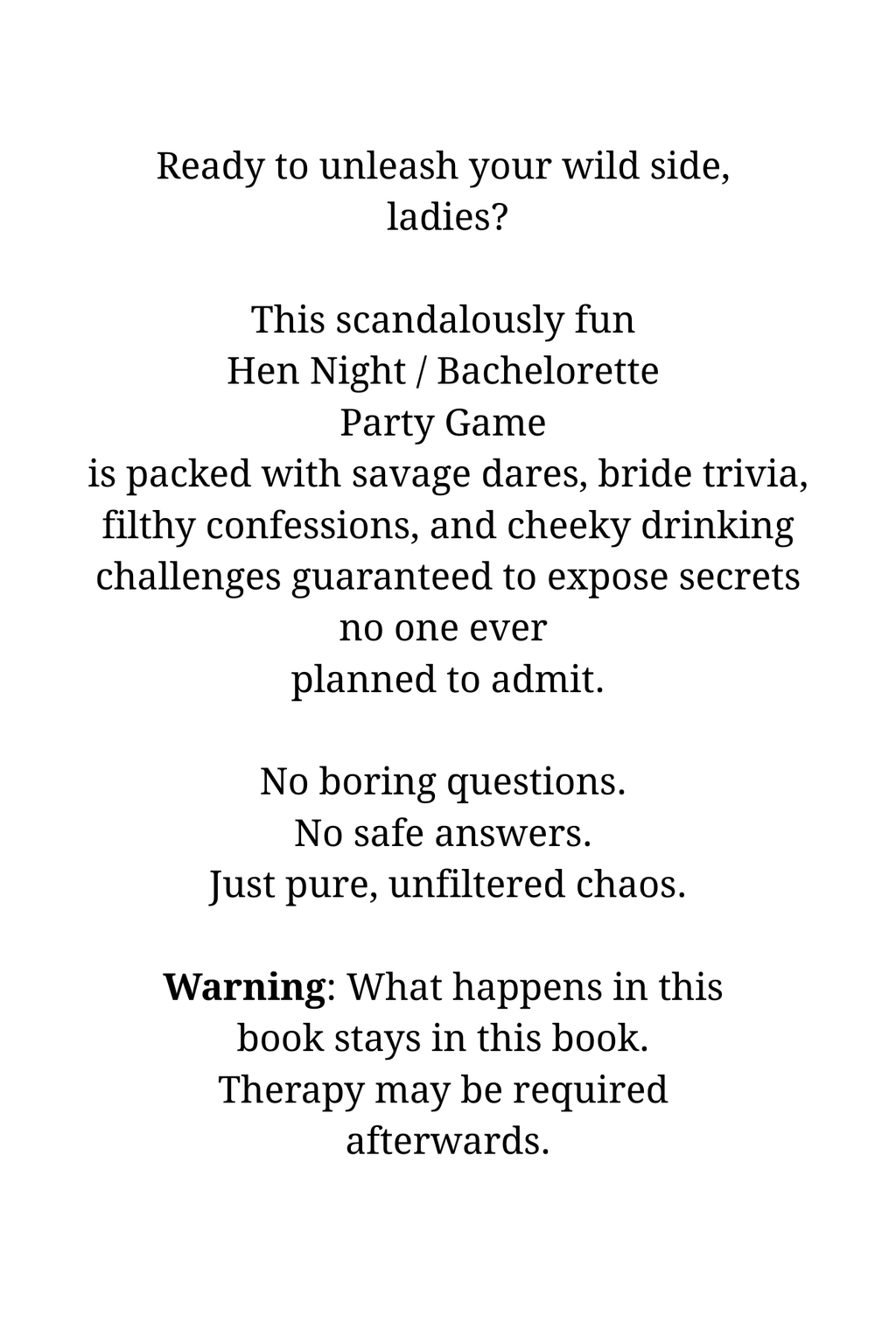 The Ultimate Hen & Bachelorette Party Game Book