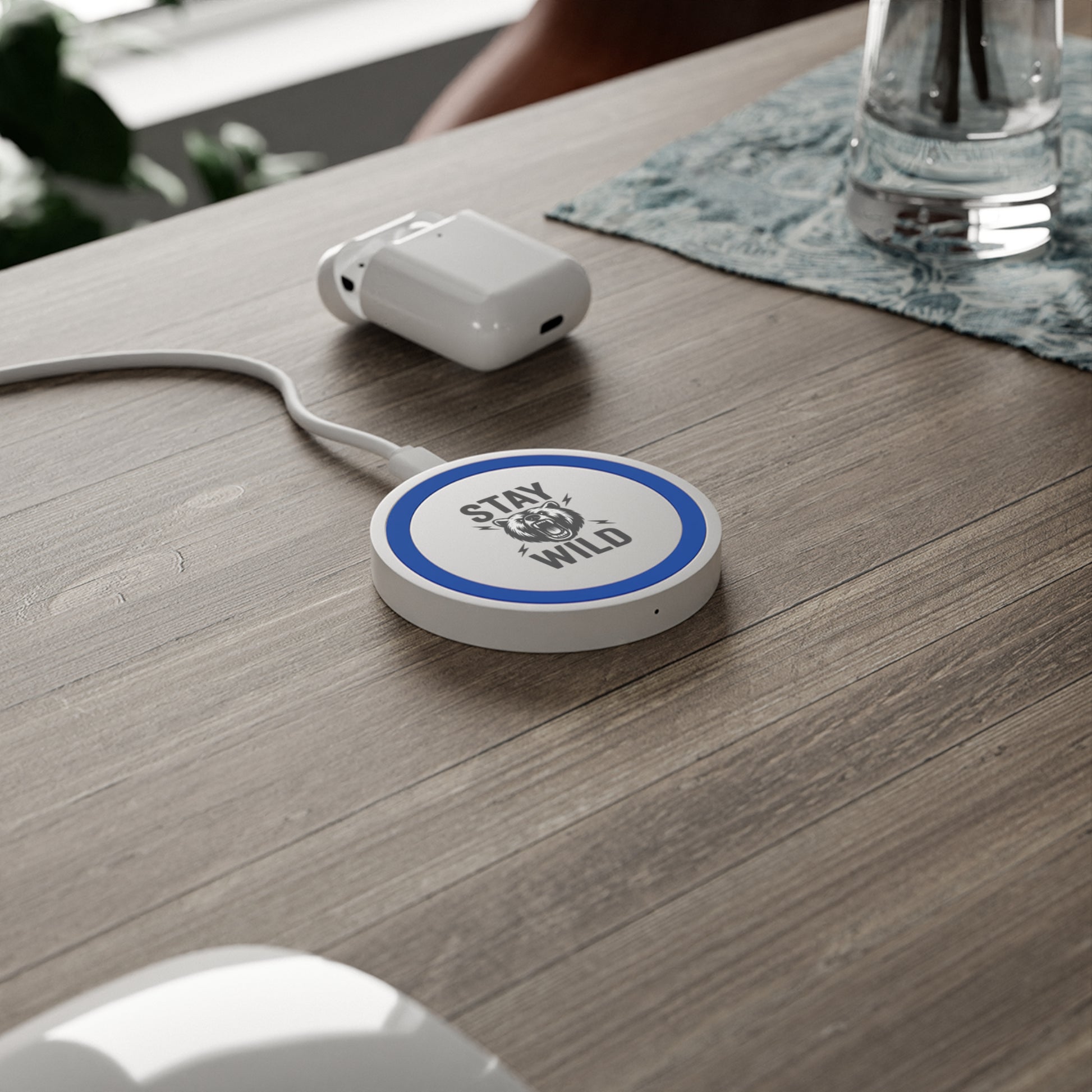 Wild Bear Wireless Charging Pad - Stay Wild Phone Charger