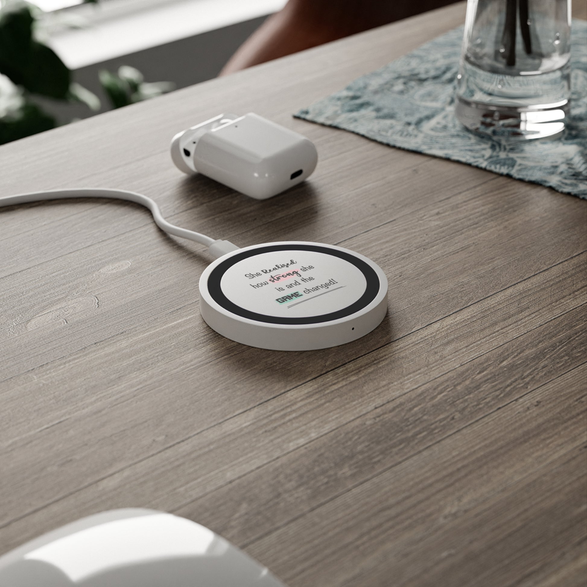 She realised how strong she Is and the game changed - Wireless Charging Station Pad
