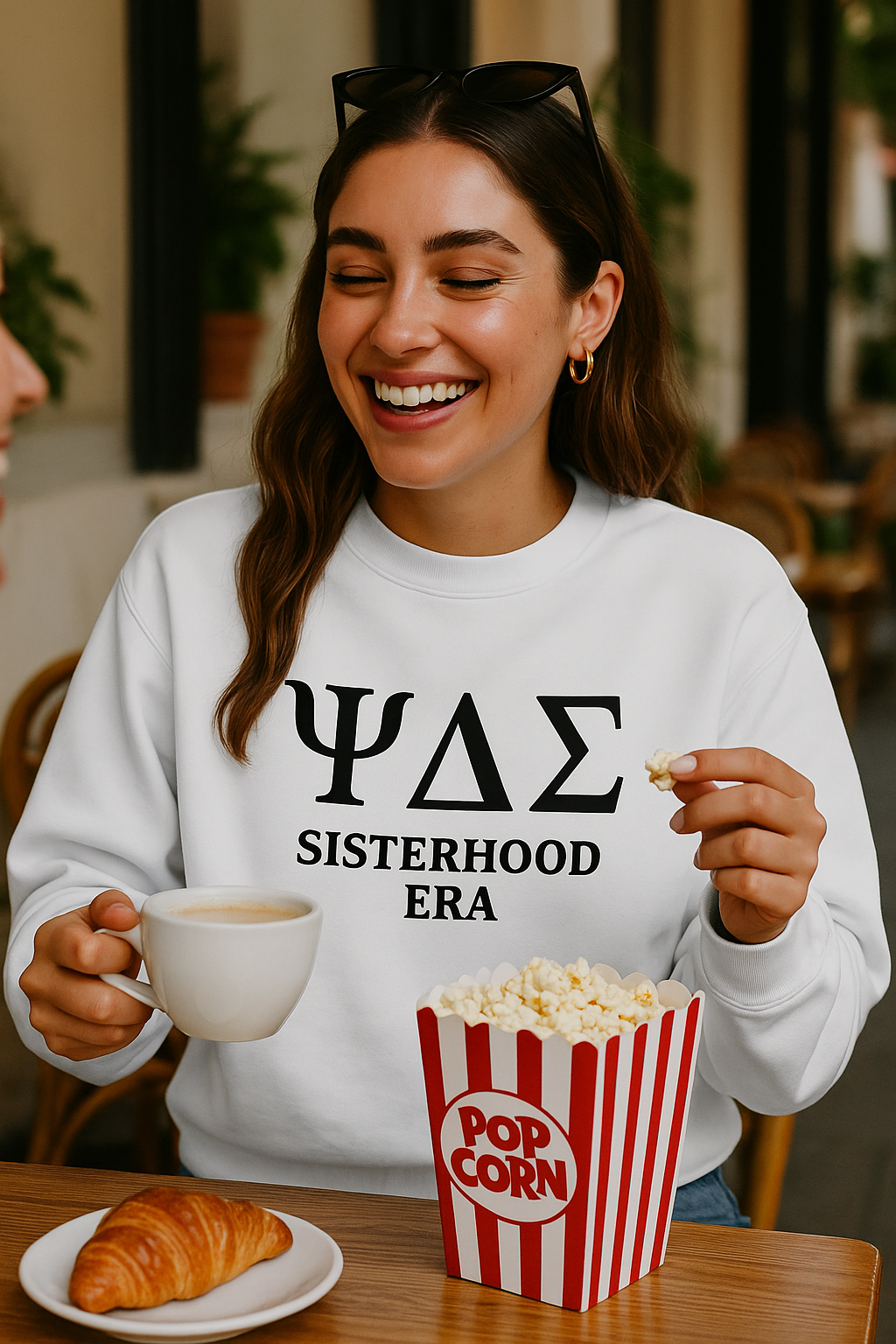 ΨΔΣ Sisterhood Era Greek Letter Sweatshirt | Sorority Inspired Psi Delta Sigma Cozy Jumper  | Greek Life Gift