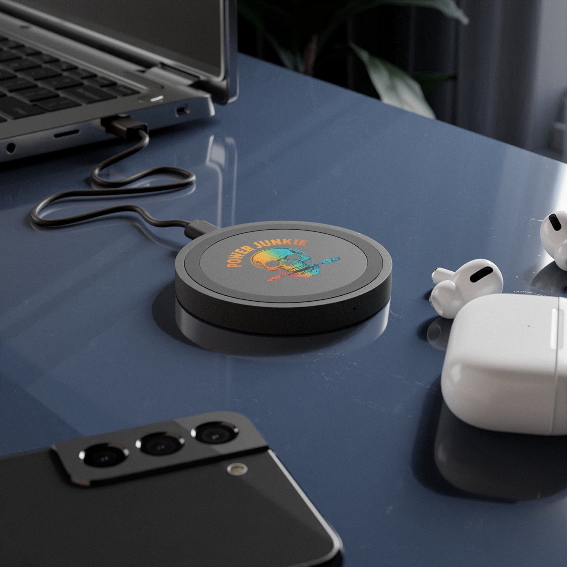 Power Junkie Skull Wireless Charging Pad