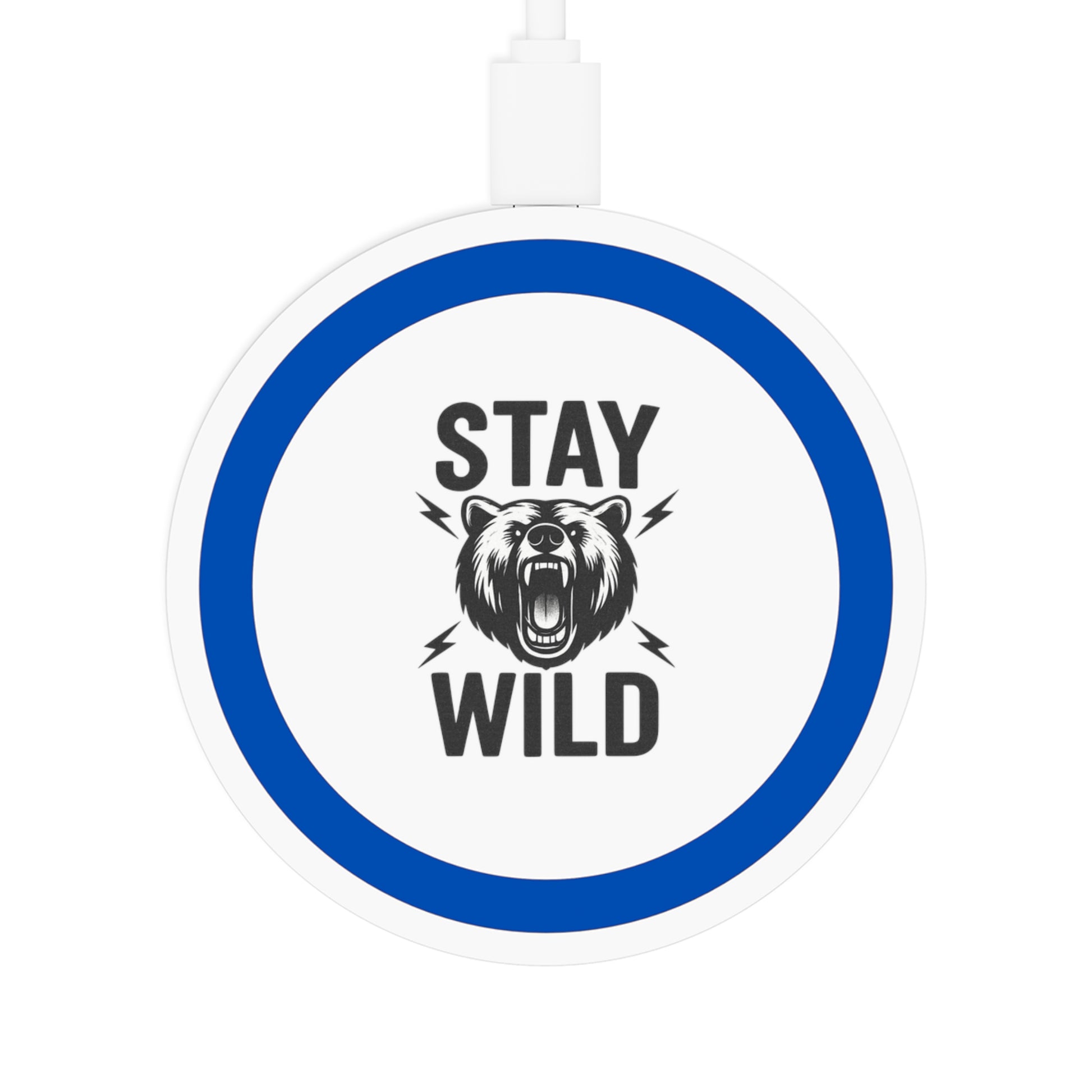 Wild Bear Wireless Charging Pad - Stay Wild Phone Charger