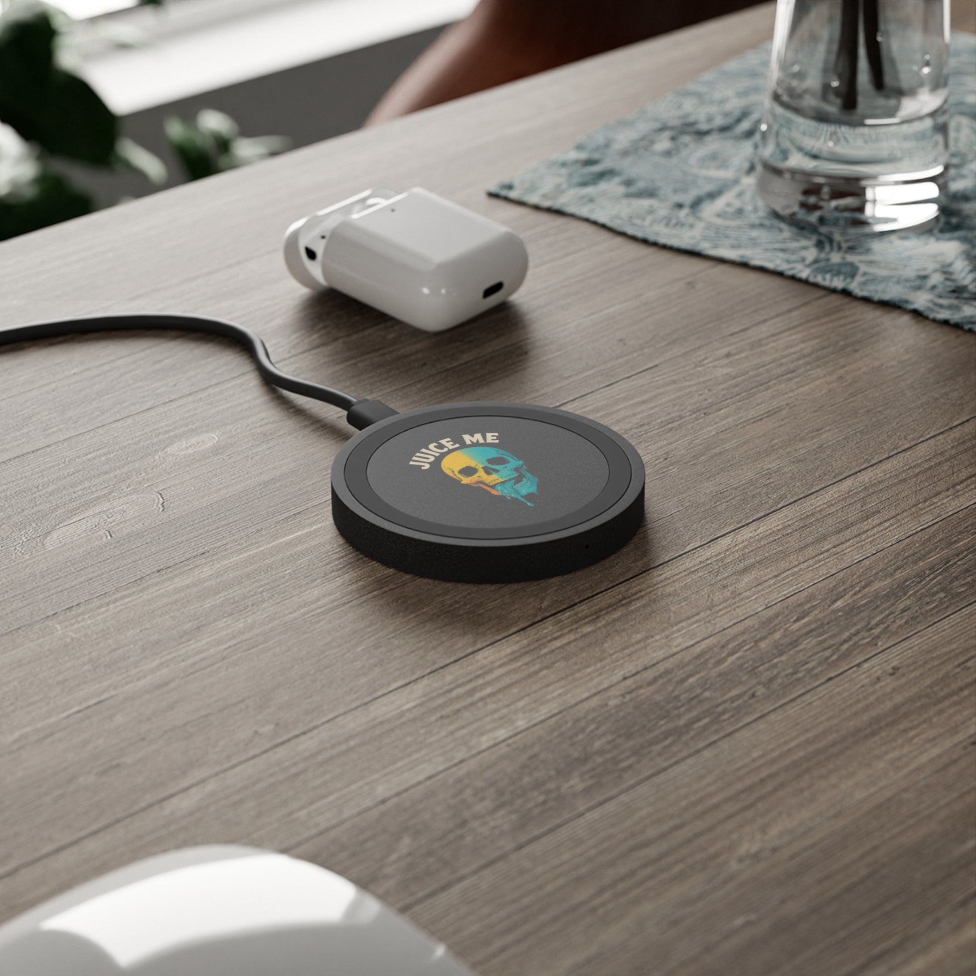 Juice Me Skull Wireless Charging Pad