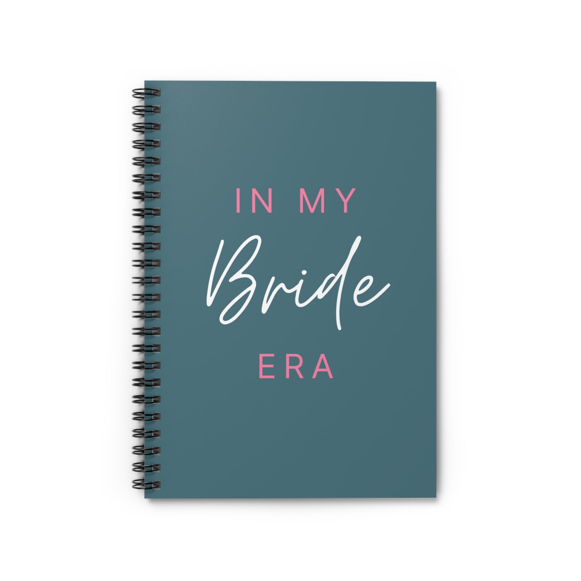 Bride Era Spiral Notebook, Wedding Planner Journal, Bridal Shower Gift