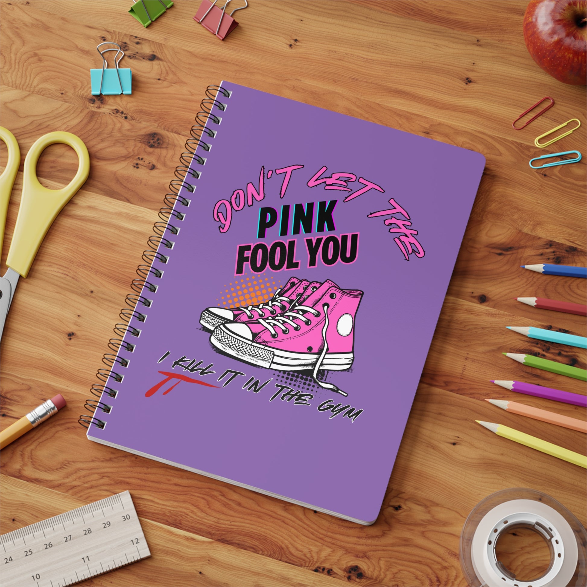 A5 Motivational Workout Diary Notebook, Fitness Journal