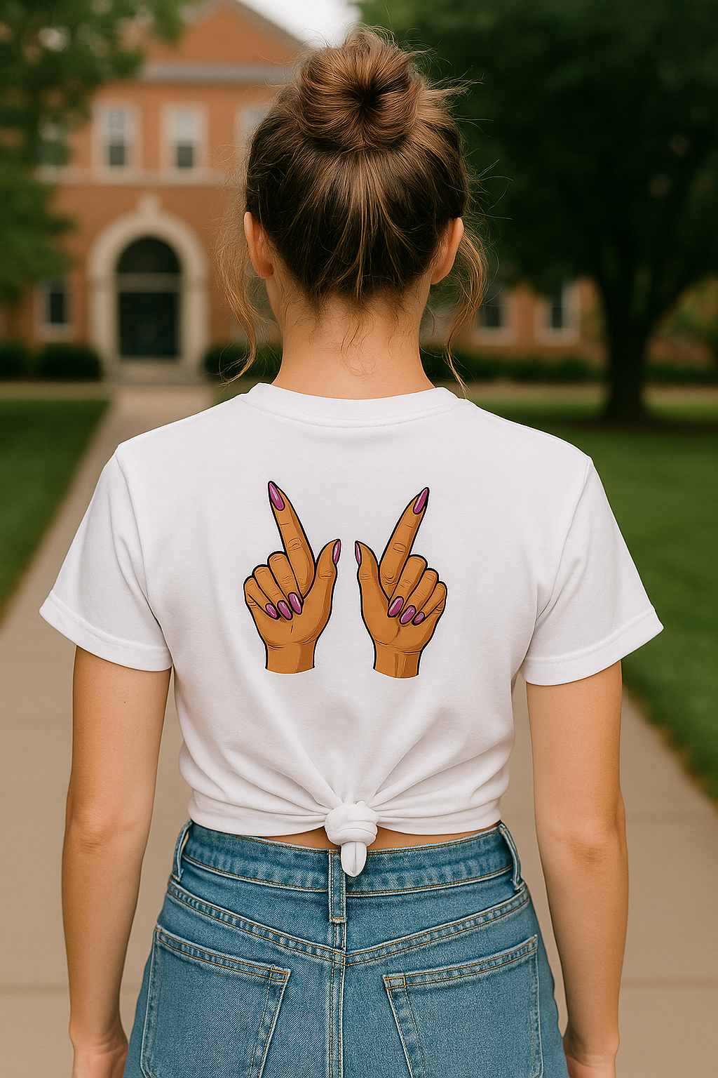 Whatever Back Print - Comfort Boxy Tee