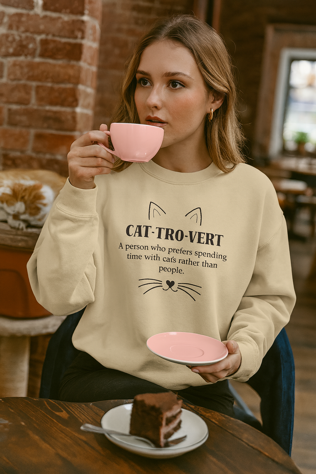 Cat.Tro.Vert Unisex Sweatshirt