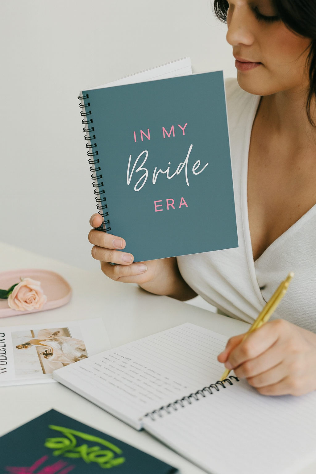 Bride Era Spiral Notebook, Wedding Planner Journal, Bridal Shower Gift