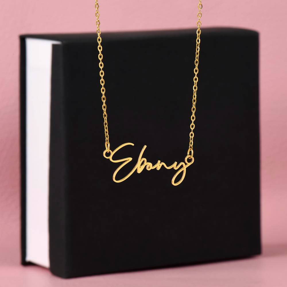 Uniquely Yours Sophisticated Name Necklace