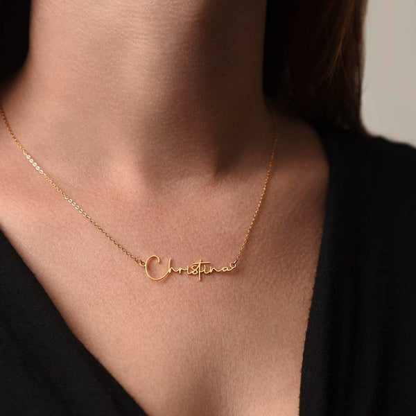 Uniquely Yours Sophisticated Name Necklace