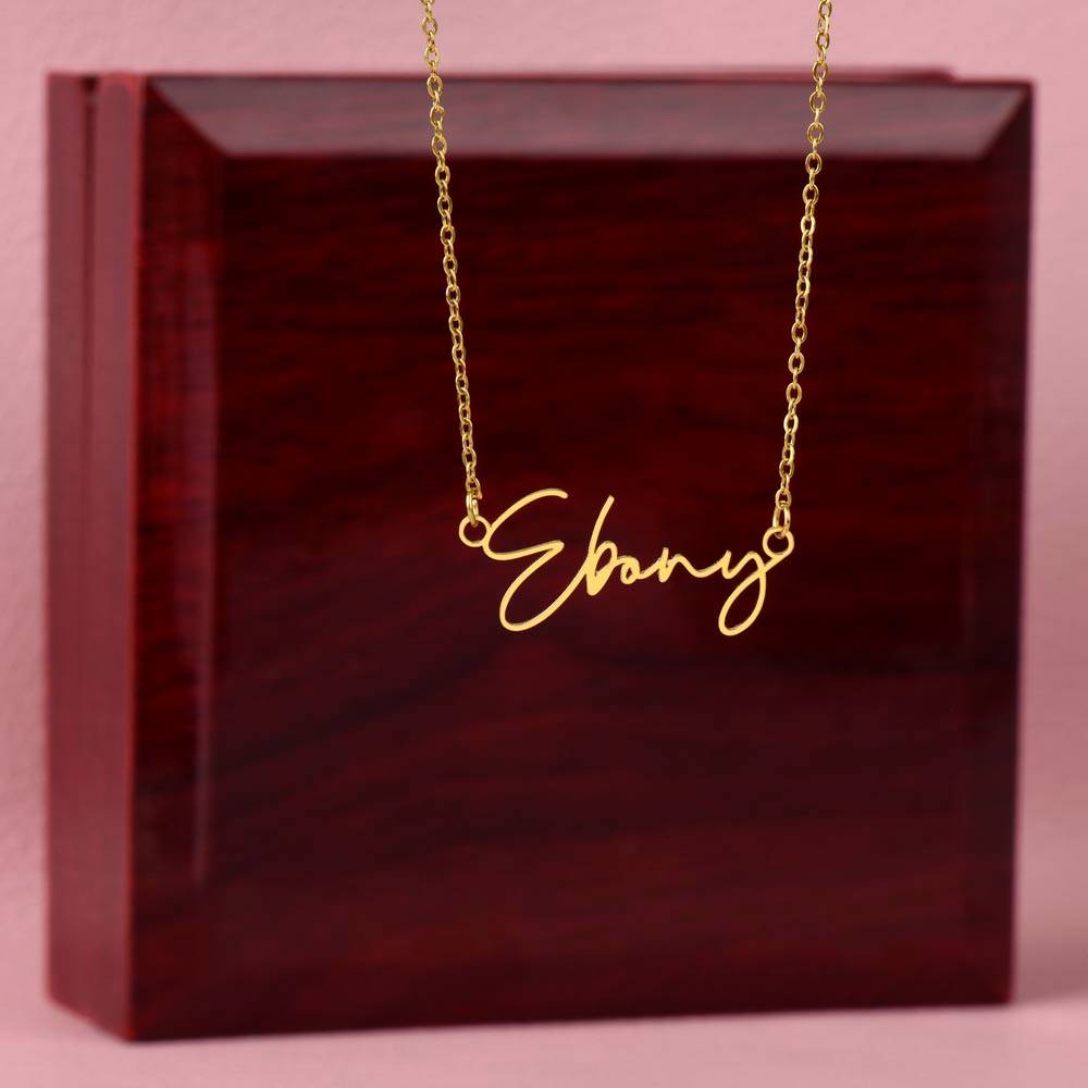 Uniquely Yours Sophisticated Name Necklace