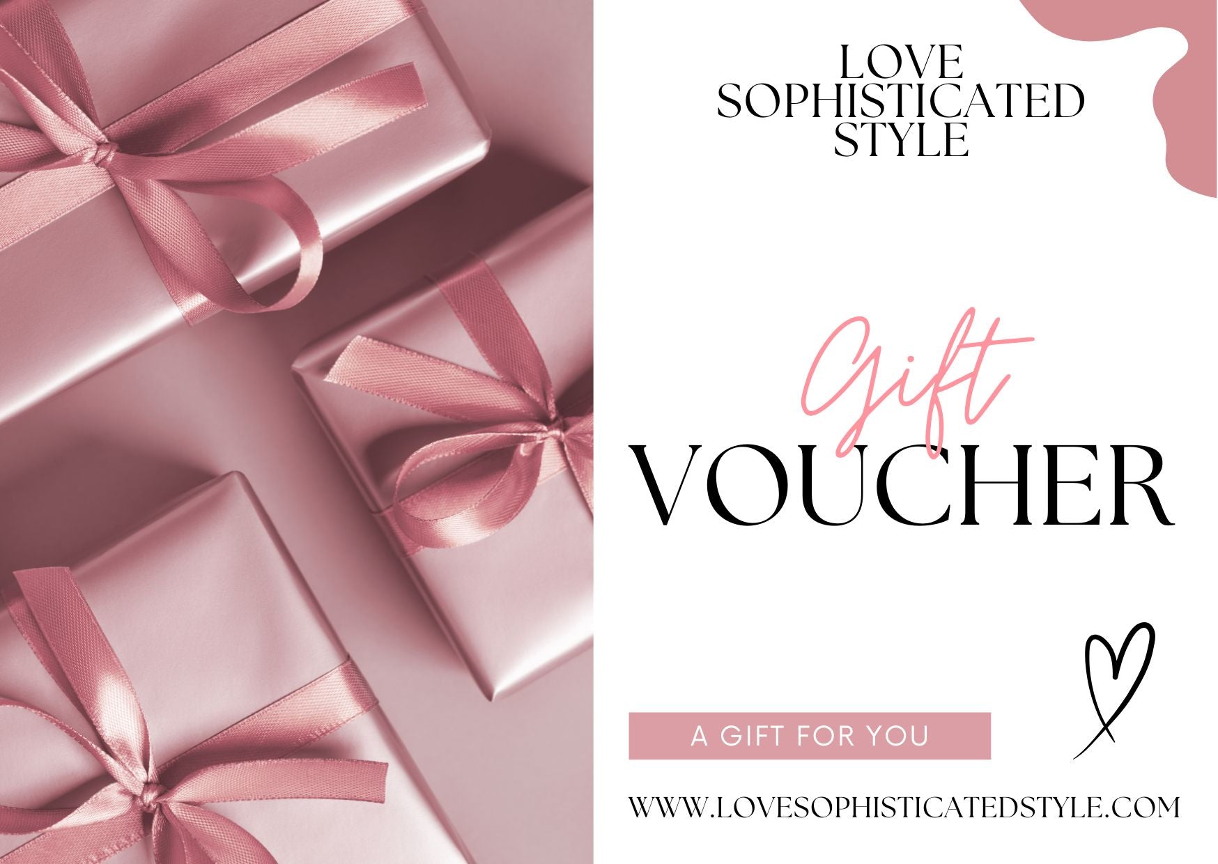 Love Sophisticated Style Gift Card