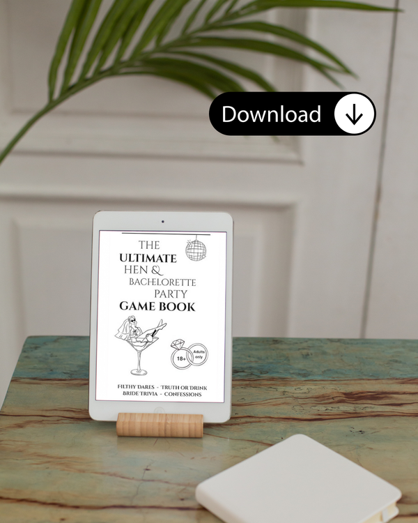 The Ultimate Hen & Bachelorette Party Game Book: Wild Truth-or-Drink, Dares, Bride Trivia & Confessions - DIGITAL DOWNLOAD
