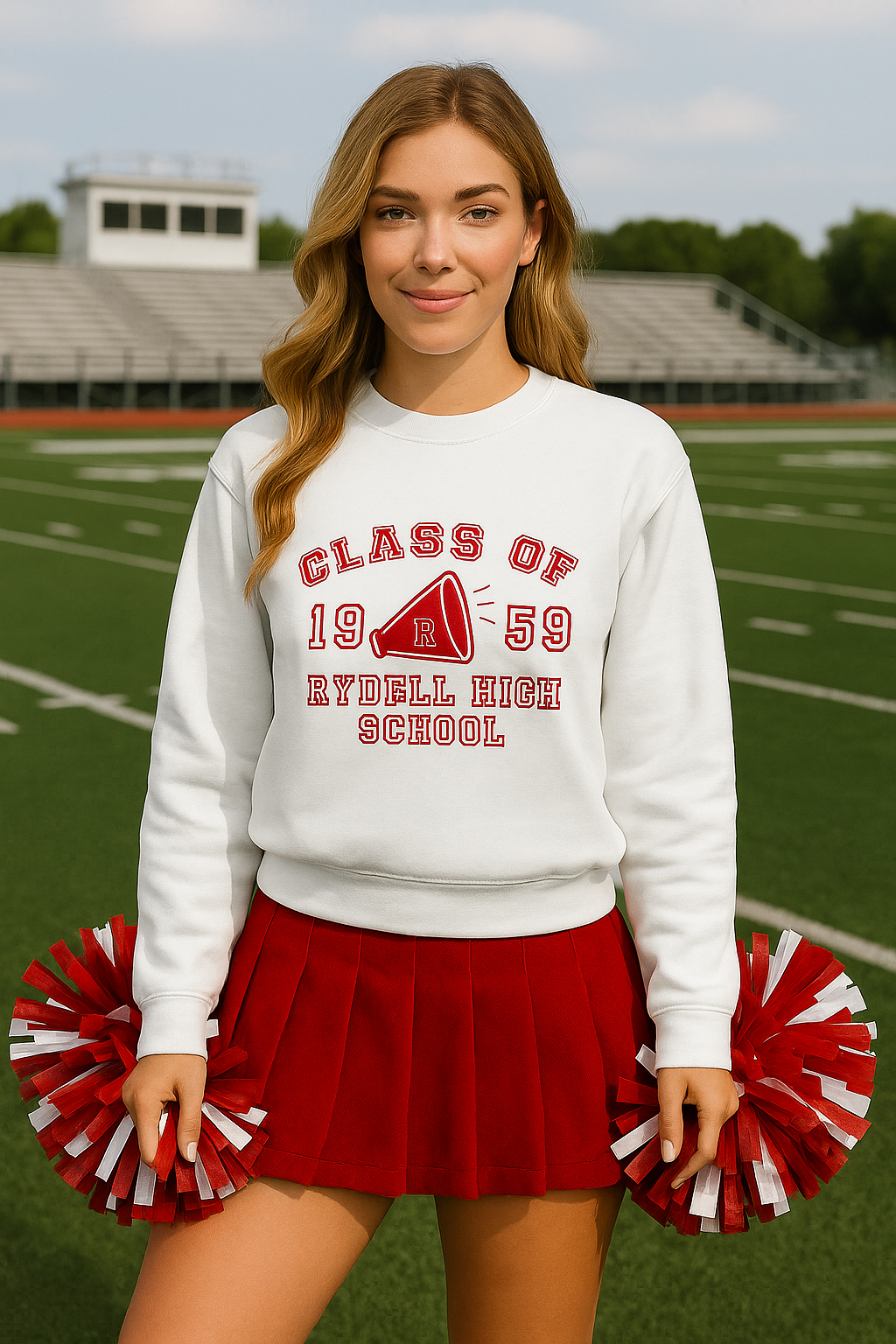 Rydell High School Sweatshirt | Grease Inspired 1950s Class of 1959 Jumper