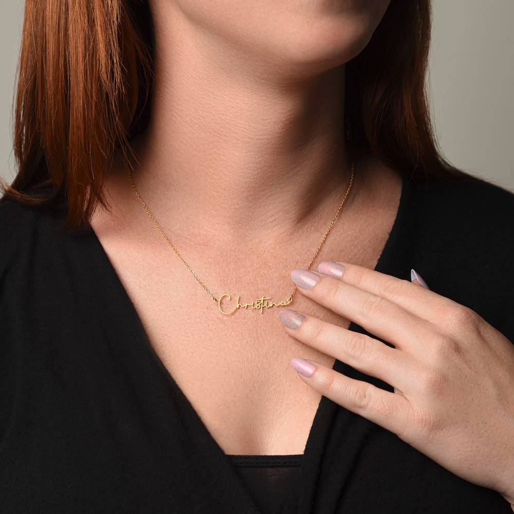 Uniquely Yours Sophisticated Name Necklace