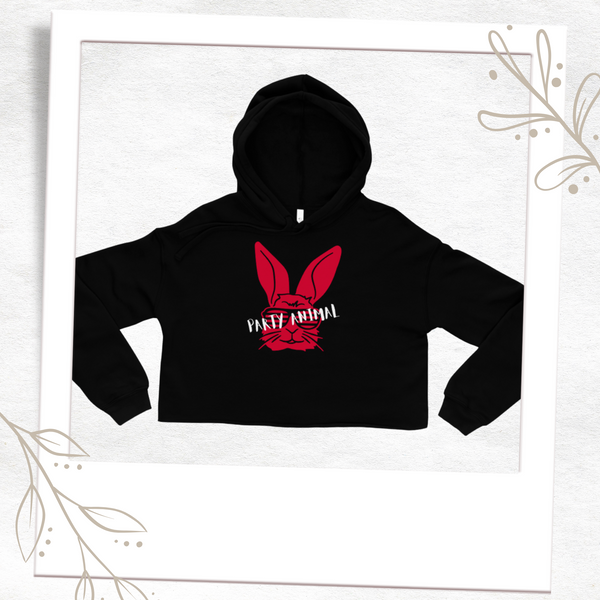 Party Animal Crop Hoodie