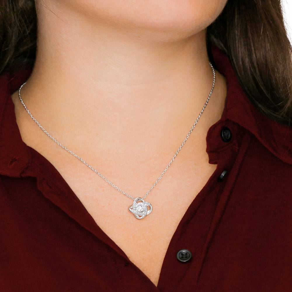 Eternal Orbit  Necklace - 14k White Gold