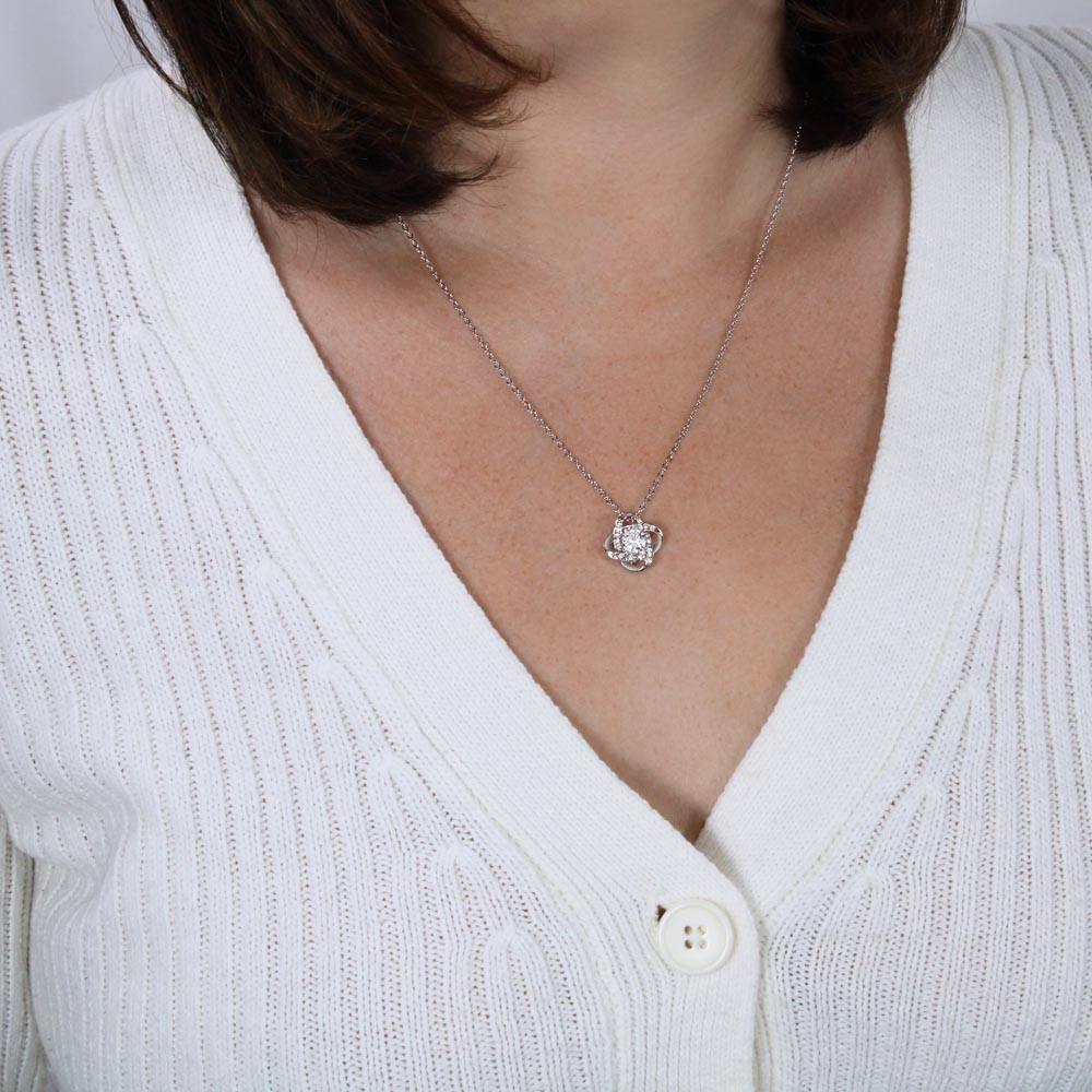 Eternal Orbit  Necklace - 14k White Gold