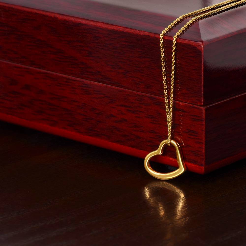 Elegant and Simple Heart Necklace