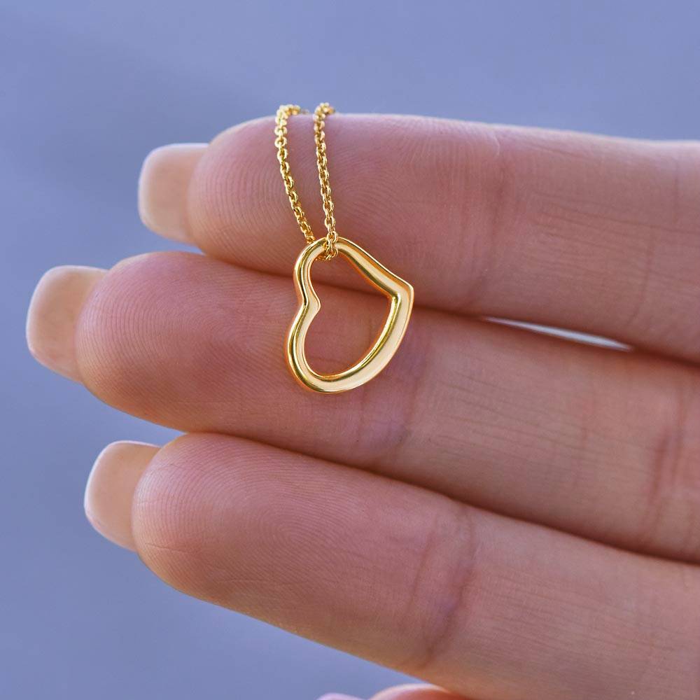 Elegant and Simple Heart Necklace