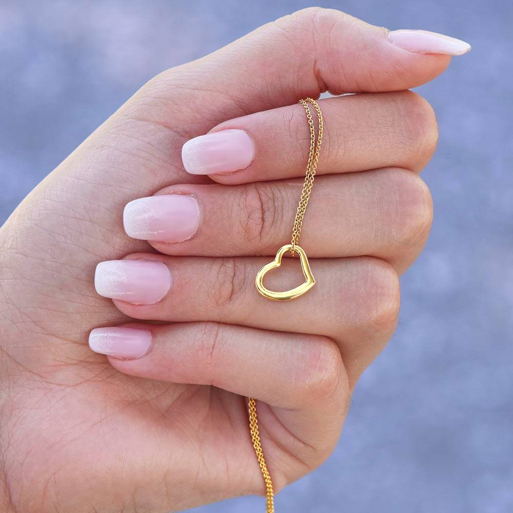 Elegant and Simple Heart Necklace
