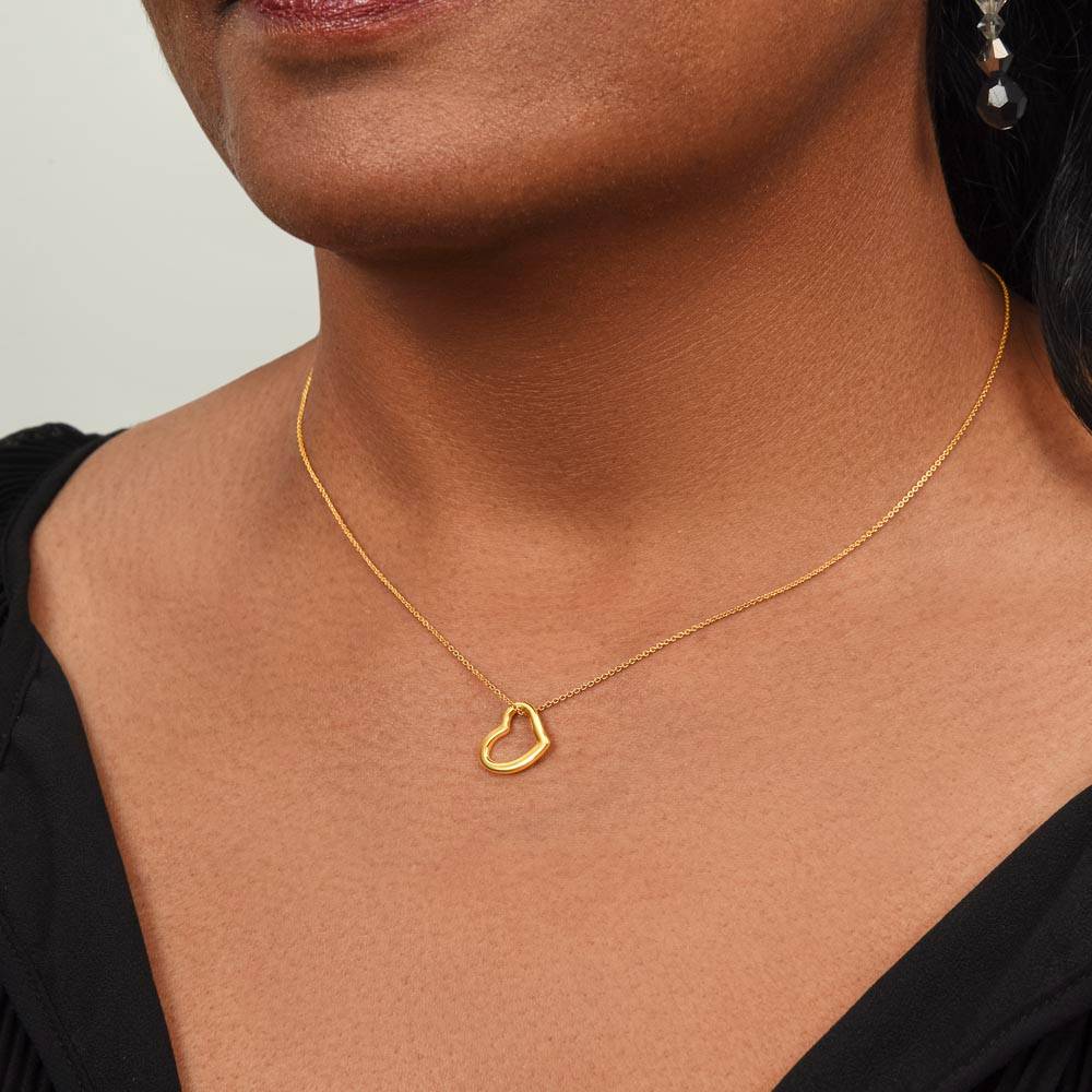 Elegant and Simple Heart Necklace