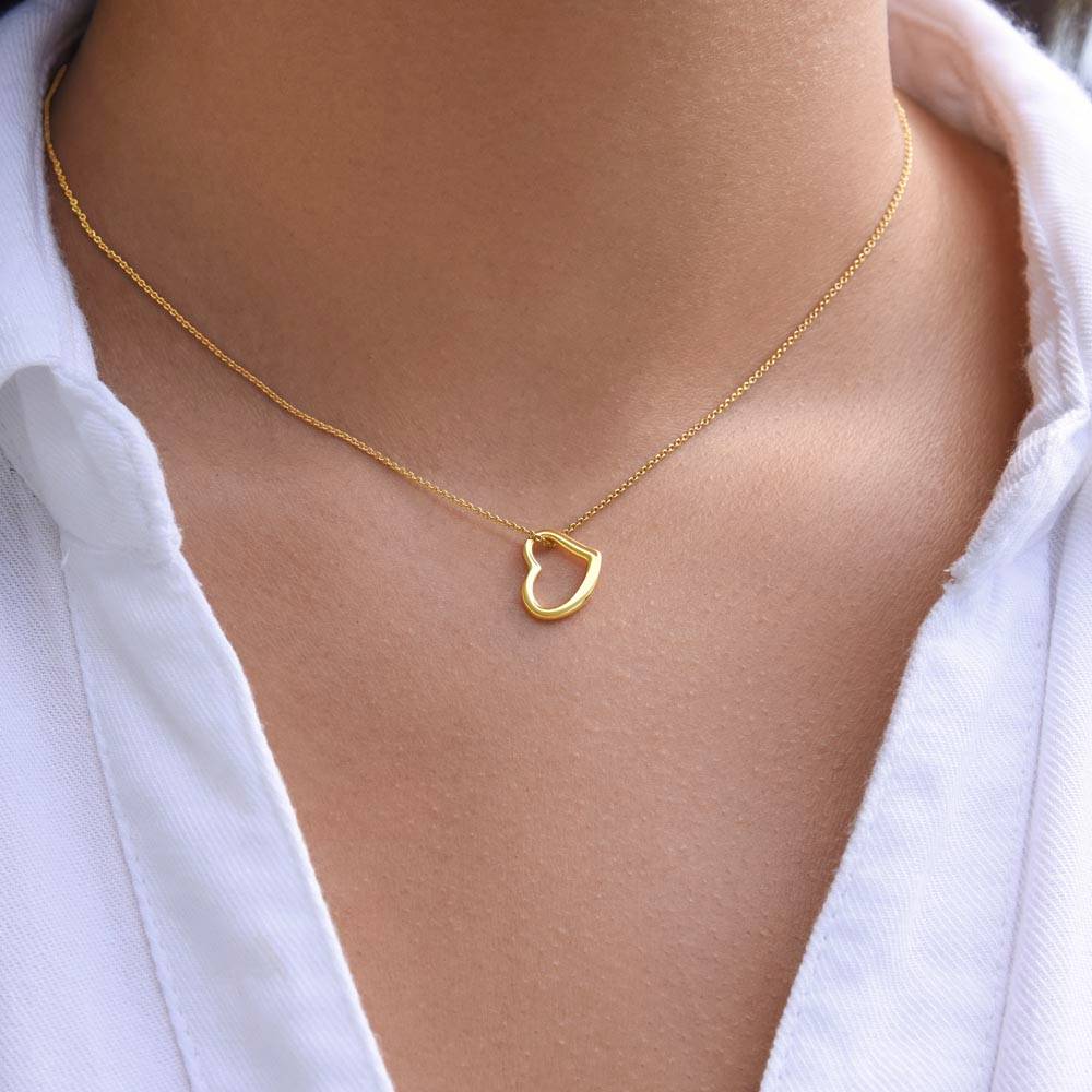 Elegant and Simple Heart Necklace