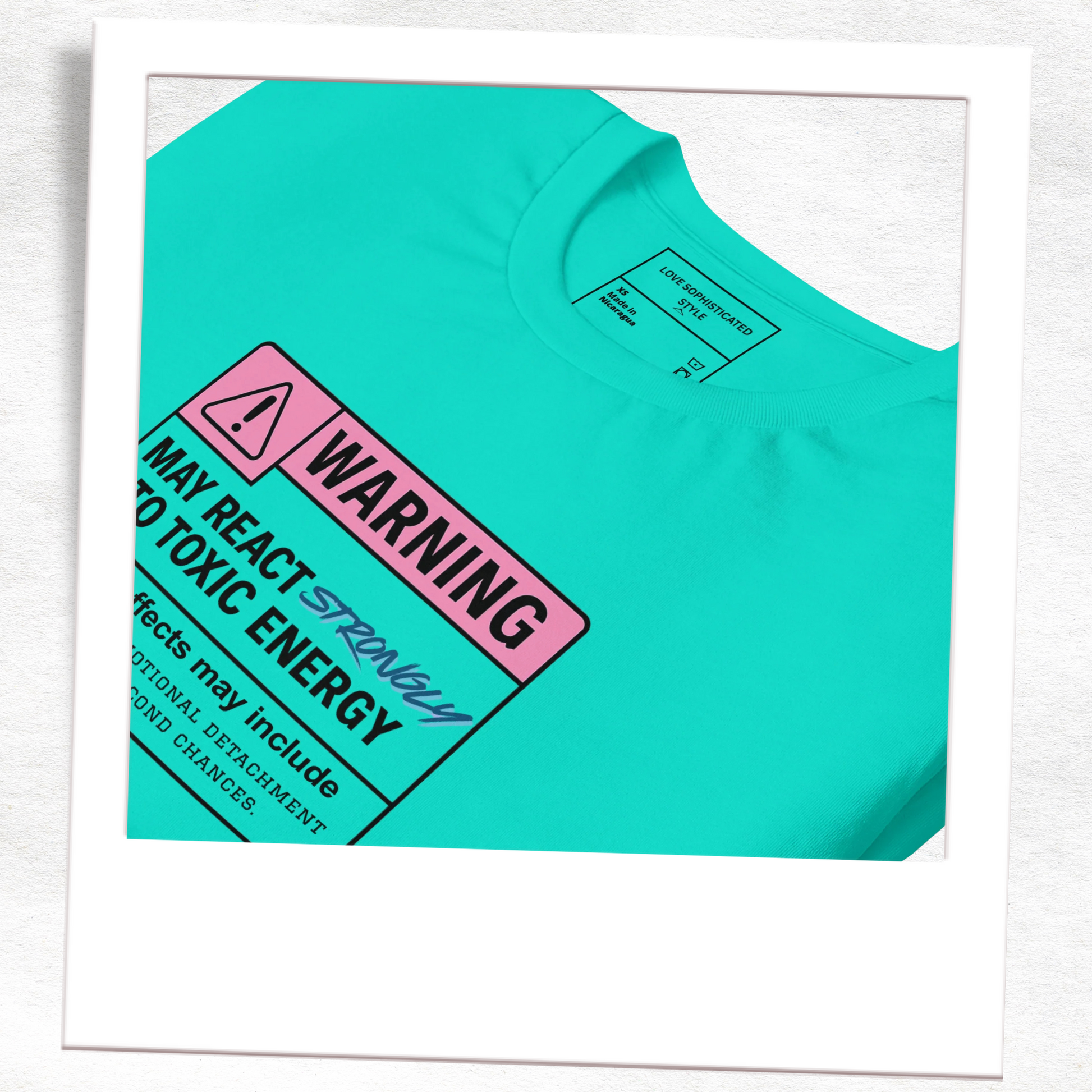 Warning - May React To Toxic Energy T-Shirt