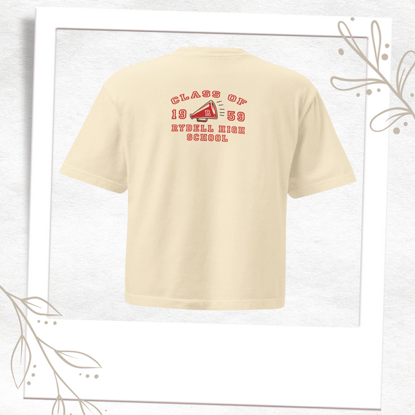 Class of Rydell High Back Print Boxy T-Shirt