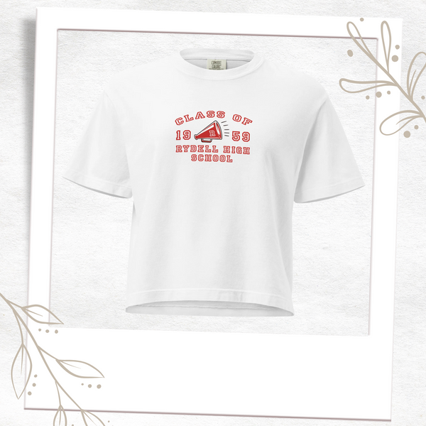 Rydell High Vintage Crop Boxy T-Shirt