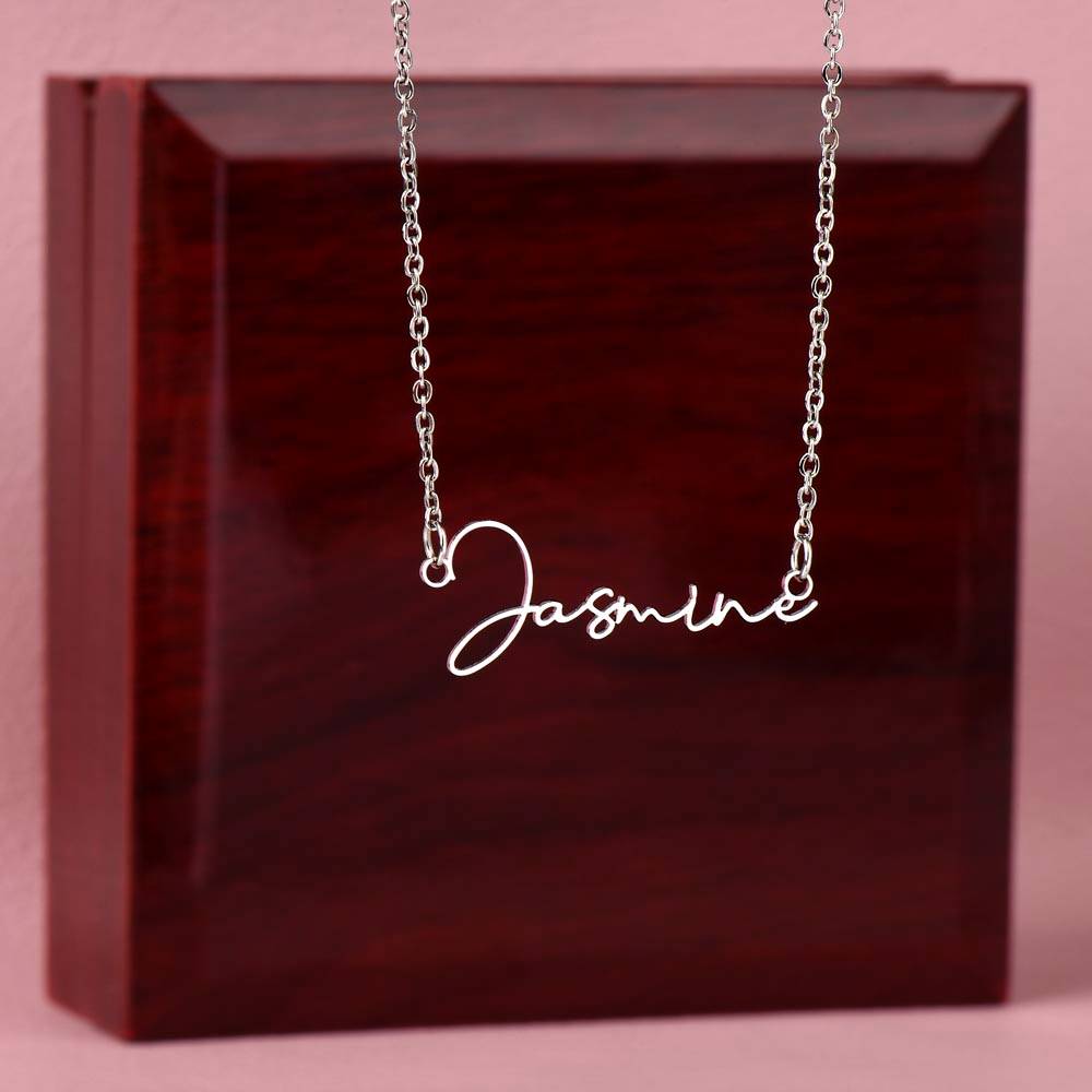 Uniquely Yours Sophisticated Name Necklace