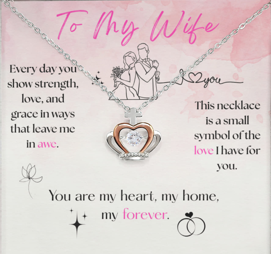 For My Wife - Crown Necklace