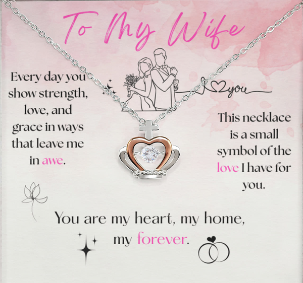 For My Wife - Crown Necklace