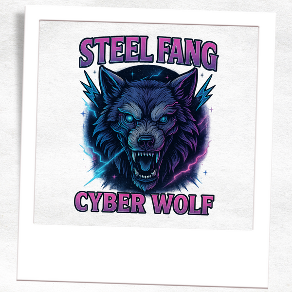 Steel Fang Wolf Unisex T-Shirt