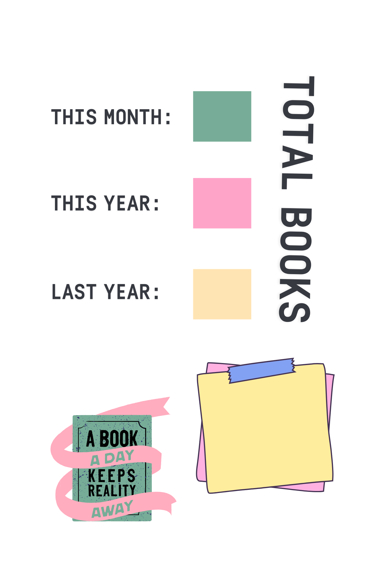 Reading Tracker Journal