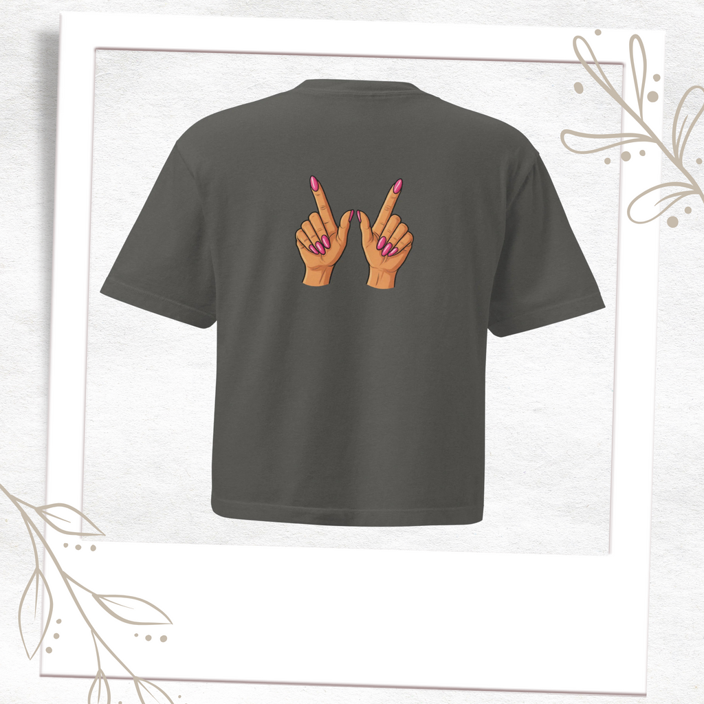 Whatever Back Print - Comfort Boxy Tee