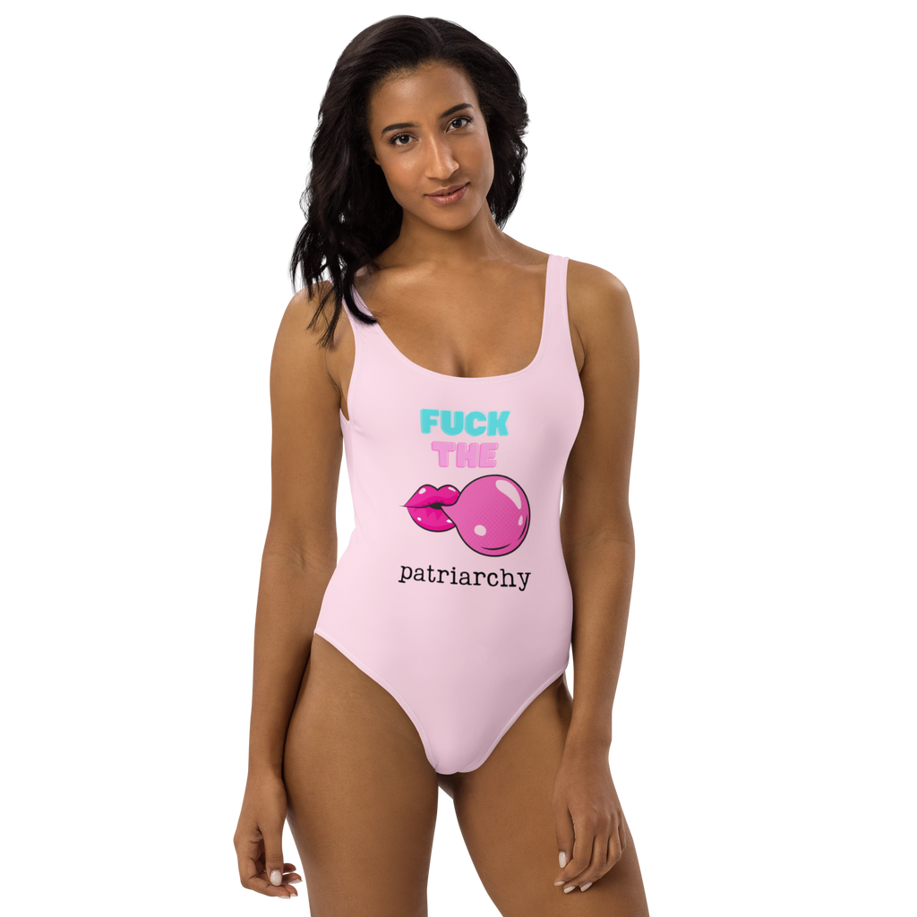 Fuck The Patriarchy One-Piece Swimsuit