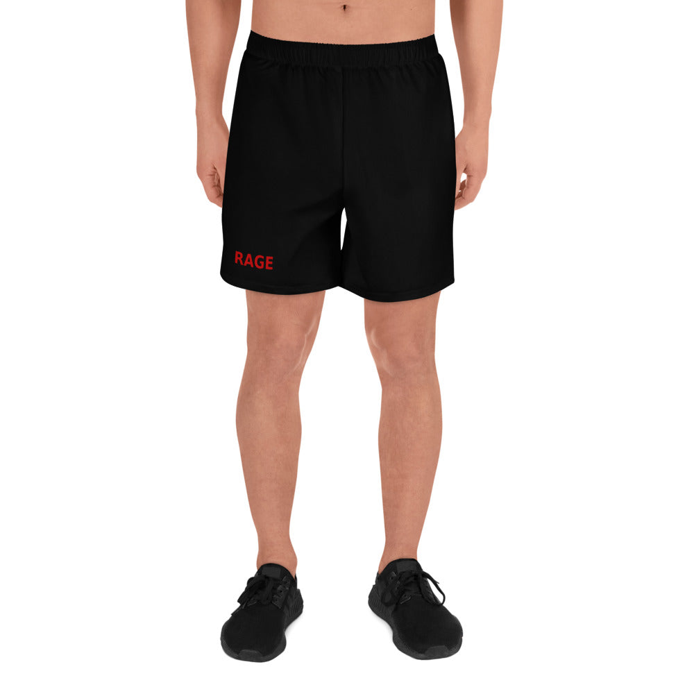 Black RAGE Men's Athletic Long Shorts